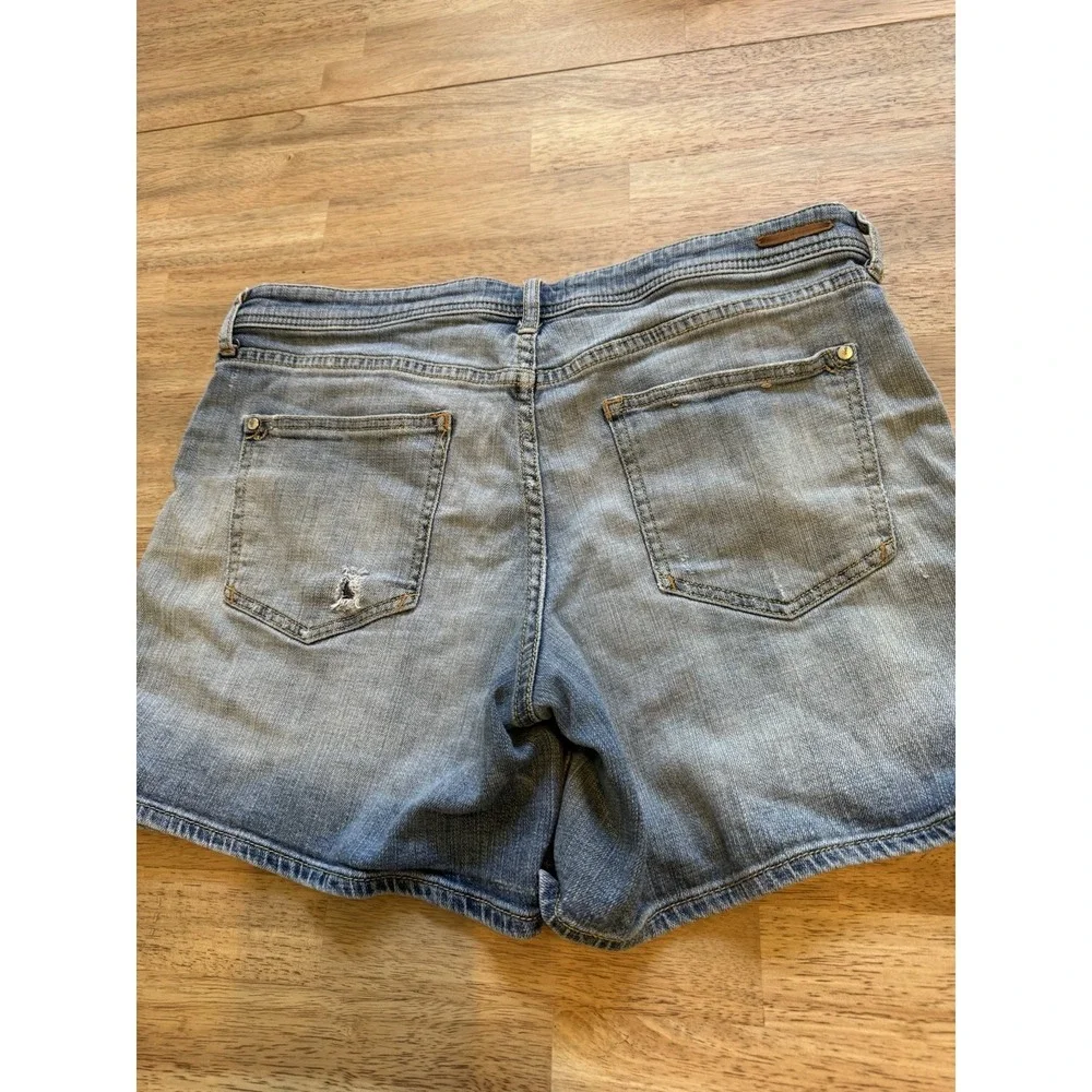 Pilcro‎ Shorts Denim Jean Distressed 36 XL 16 Women Mid Rise Boyfriend